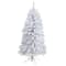 4ft. Pre-Lit White Artificial Christmas Tree, Warm White LED Lights